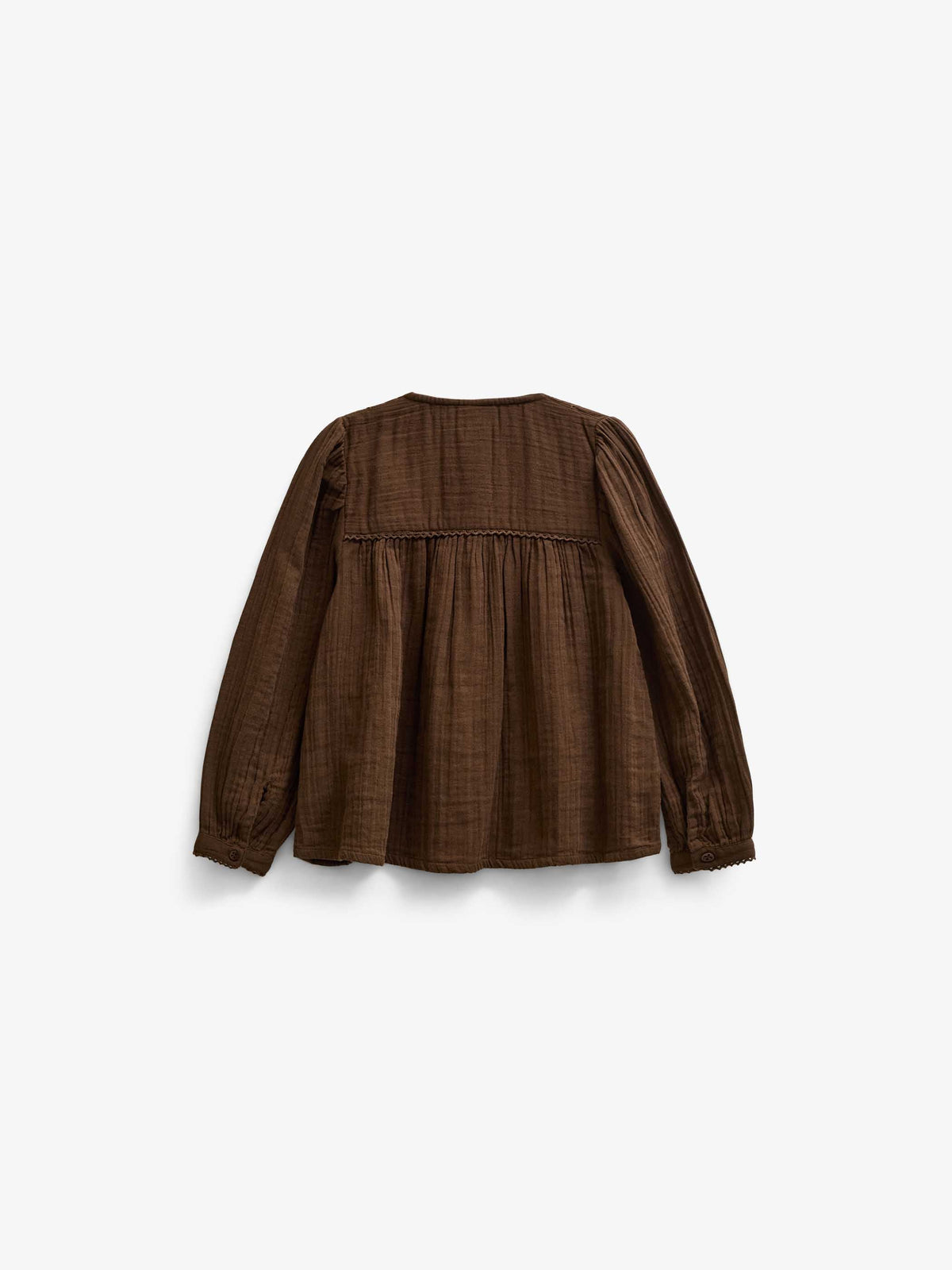 Bluse i musselin Kids - Brown | 101463 Celina