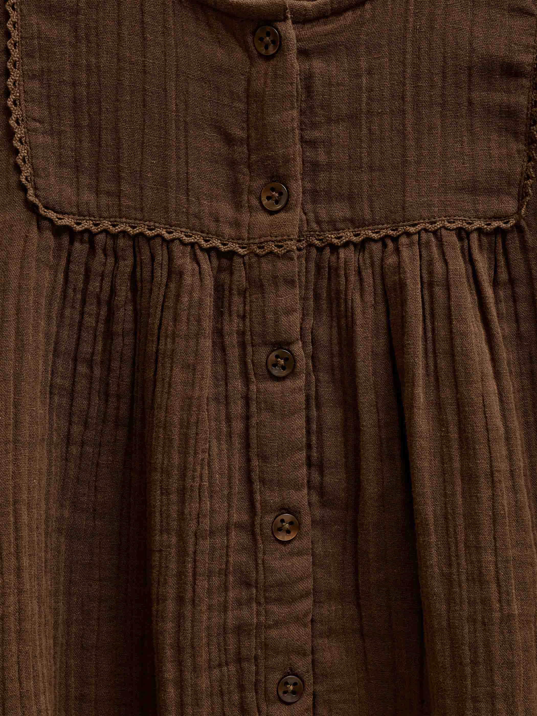 Bluse i musselin Tween - Brown | 101464 Celina
