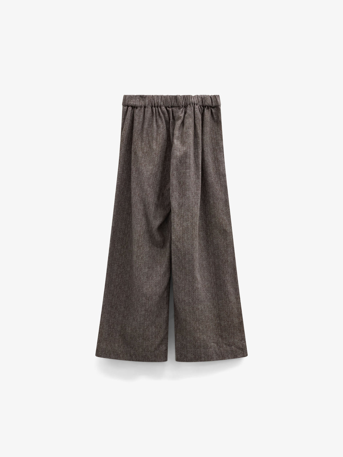 Bomuldsbukser med sildebensmønster Tween - Dark Brown | 101522 Susse