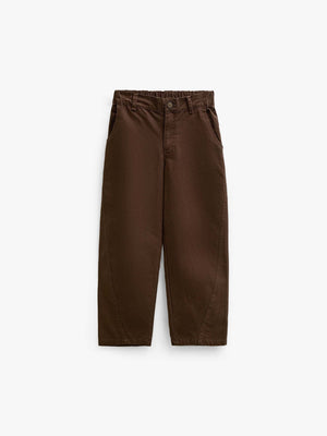 Baggy canvas bukser Tween - Dark Brown | 101528 Jenna