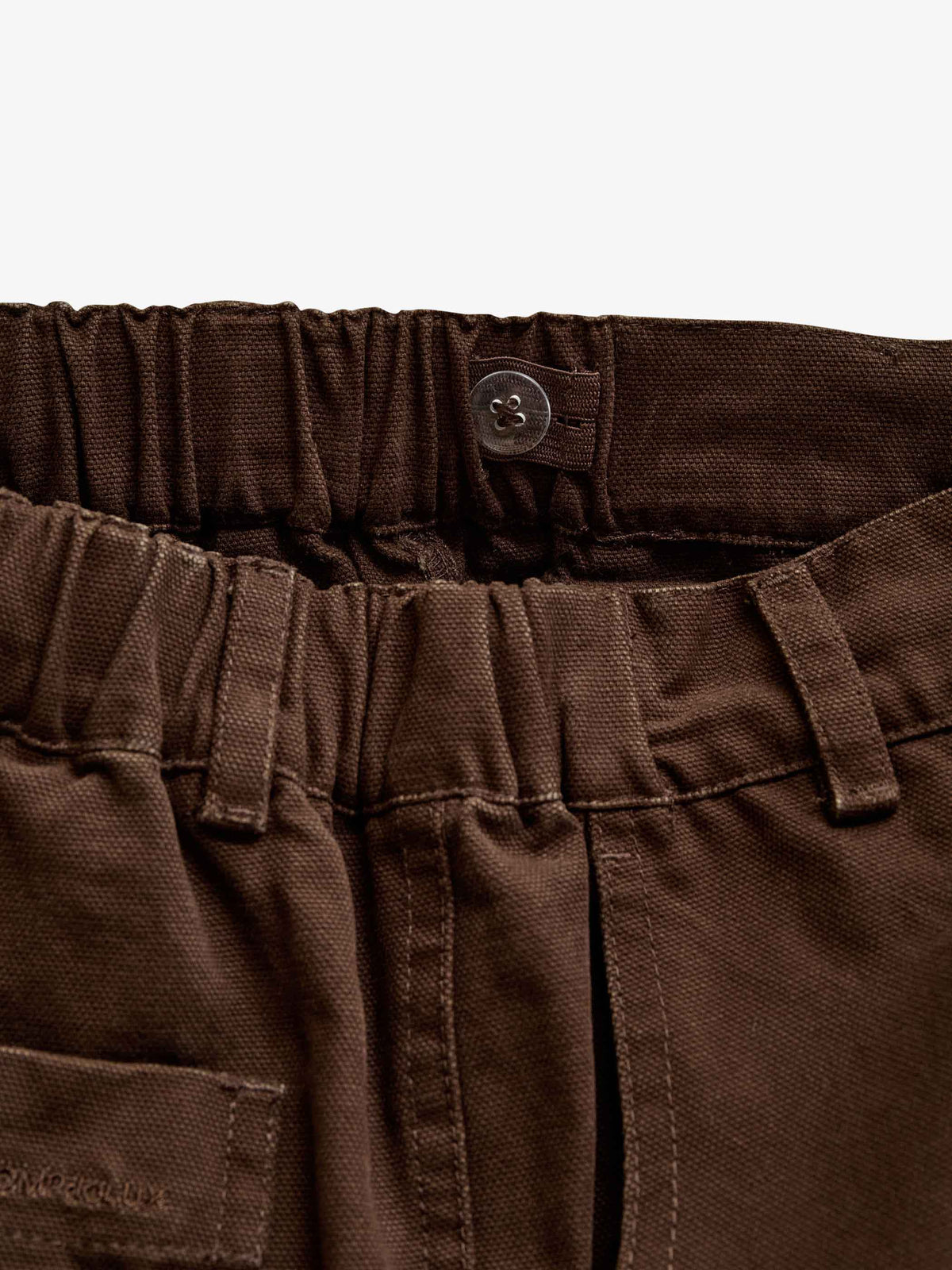 Baggy canvas bukser Kids - Dark Brown | 101527 Jenna