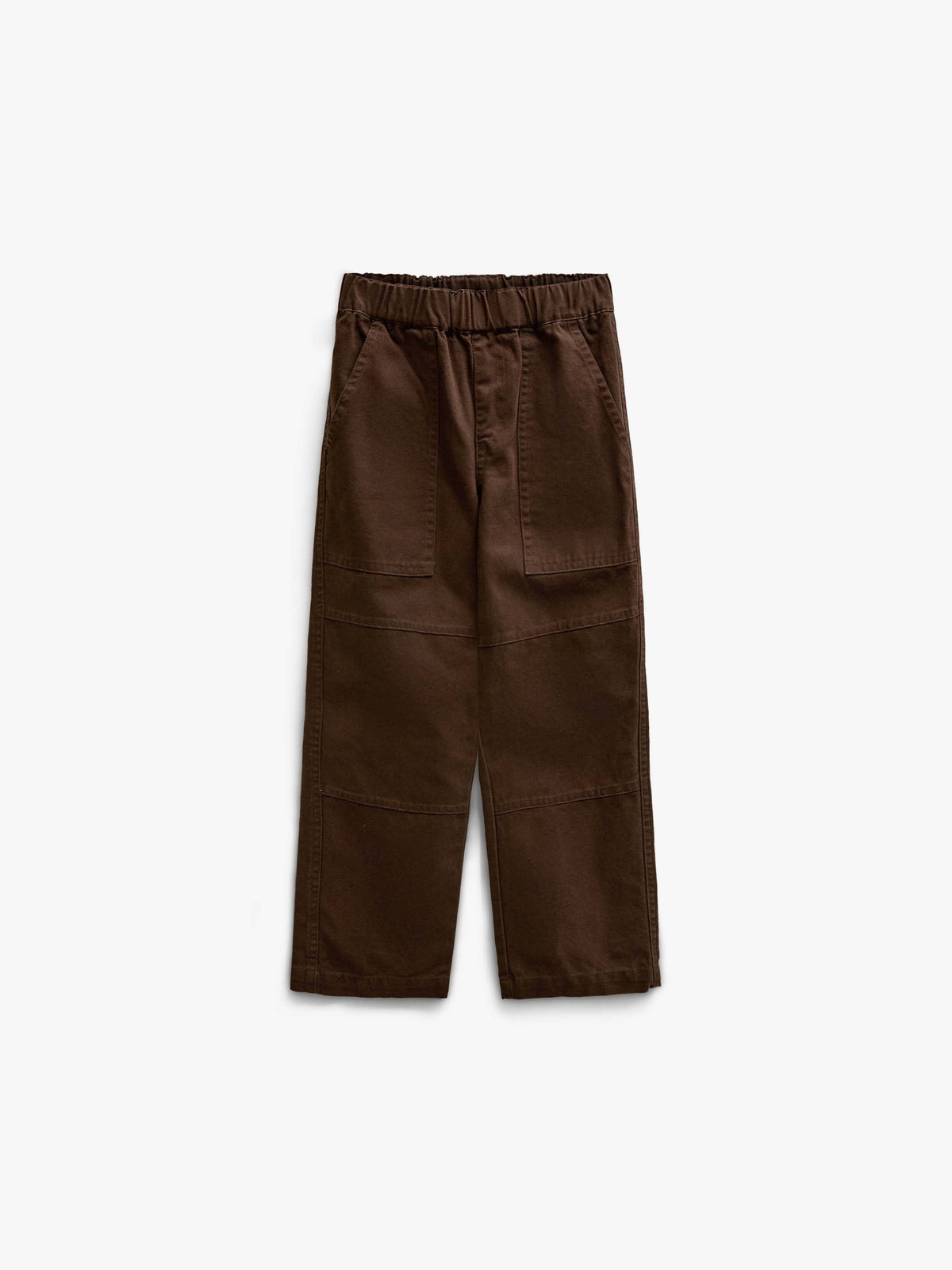 Canvasbukser med påsatte lommer Tween - Dark Brown | 101532 Greyson