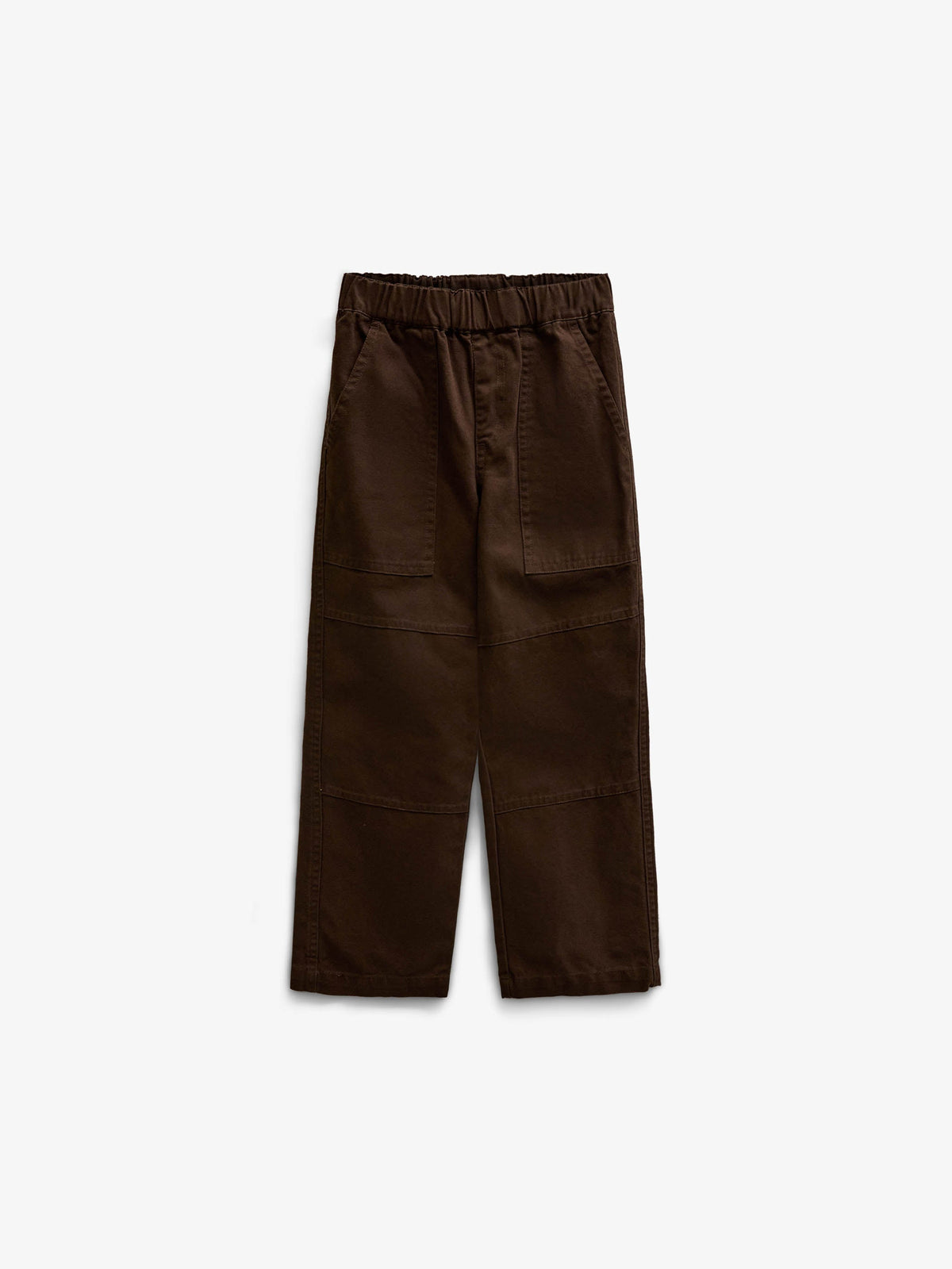 Canvasbukser med påsatte lommer Tween - Dark Brown | 101532 Greyson