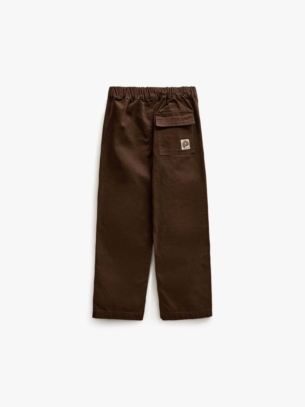 Canvasbukser med påsatte lommer Tween - Dark Brown | 101532 Greyson