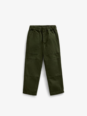 Canvasbukser med påsatte lommer Tween - Moss Green | 101536 Greyson