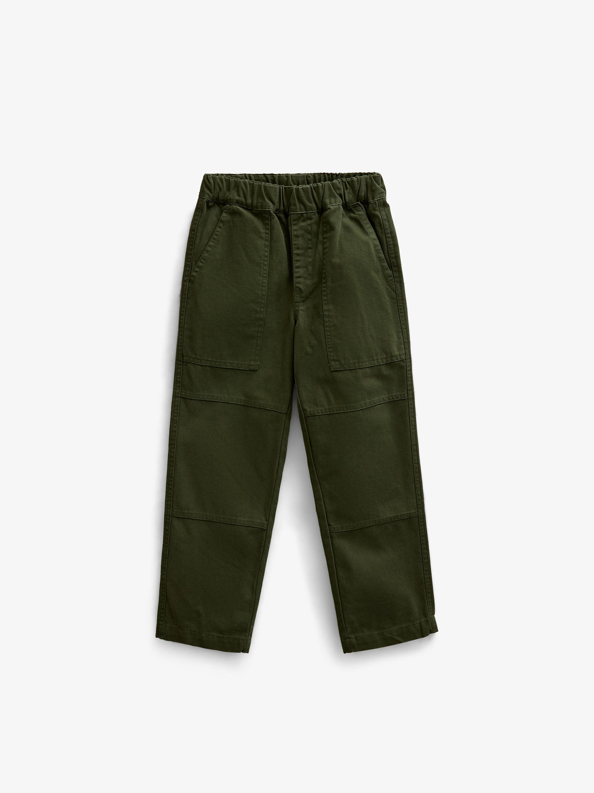 Canvasbukser med påsatte lommer Tween - Moss Green | 101536 Greyson