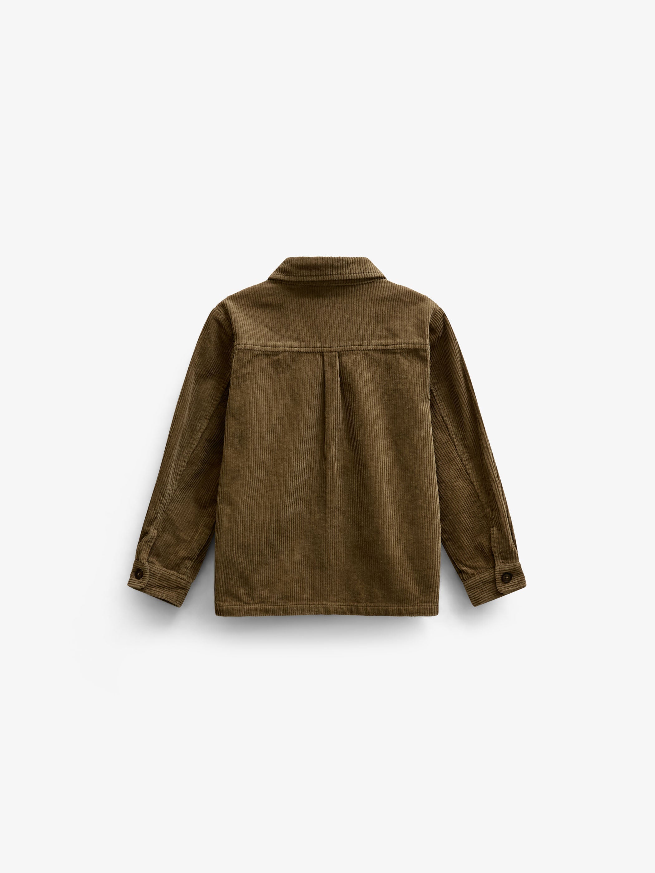 Fløjls-overshirt med påsatte lommer Kids - Khaki | 101539 Reed