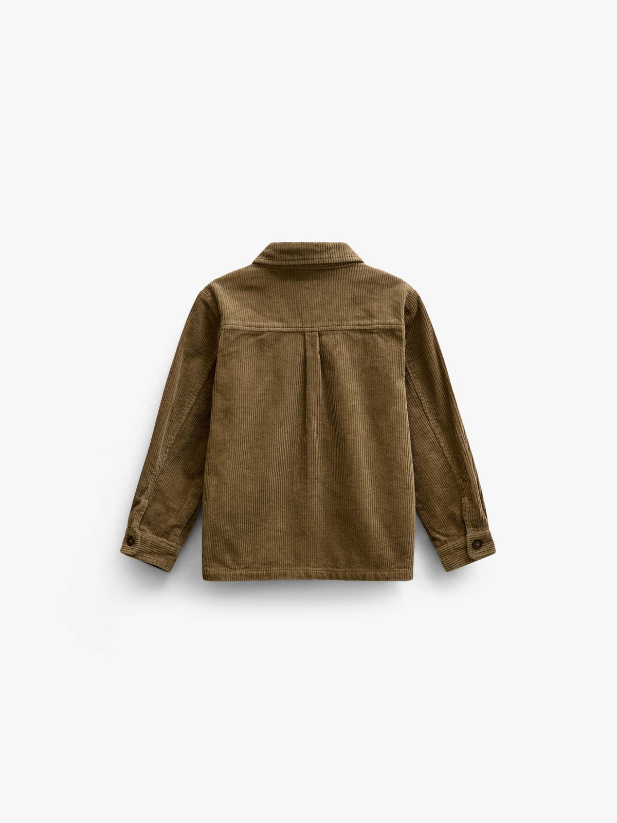 Fløjls-overshirt med påsatte lommer Kids - Khaki | 101539 Reed