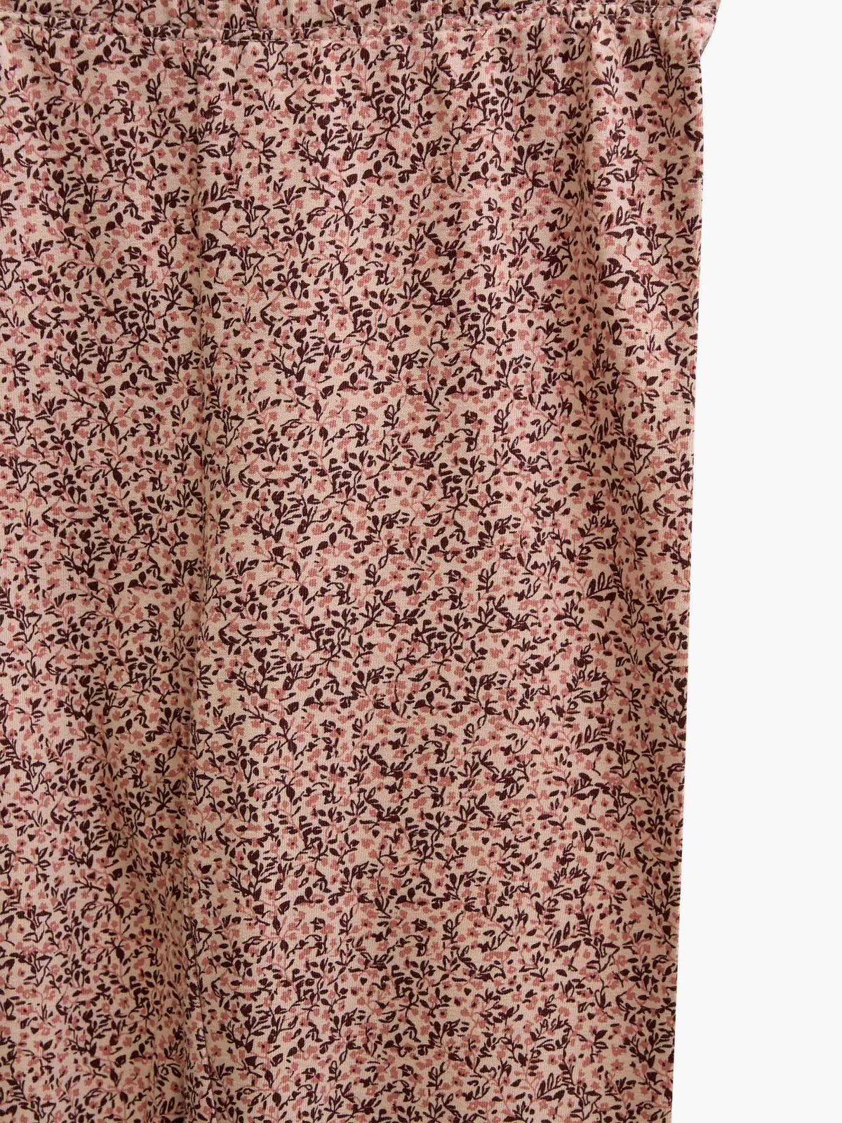 Småblomstrede jerseyleggings Kids - Rose/Bordeaux | 101551 Heidi