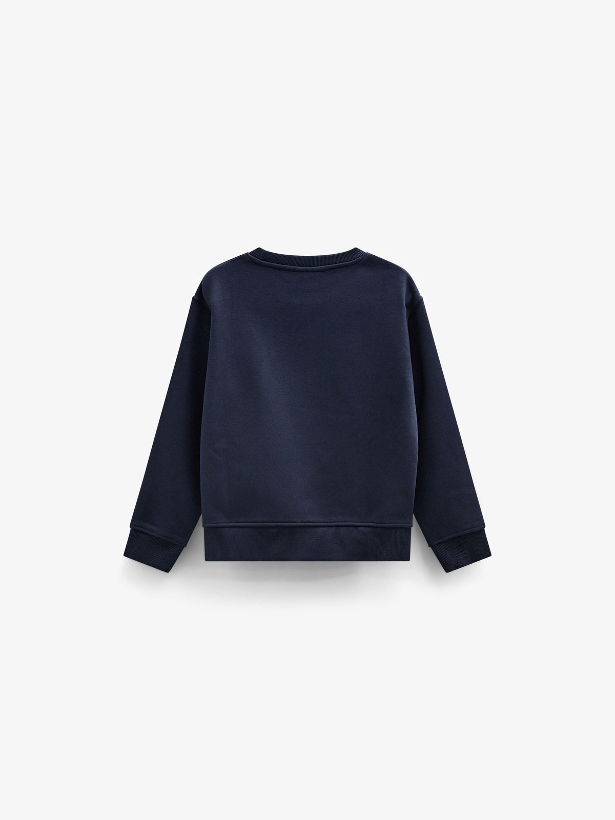 Rundhalset sweatshirt med smiley broderi Tween - Navy | 101574 Andrew