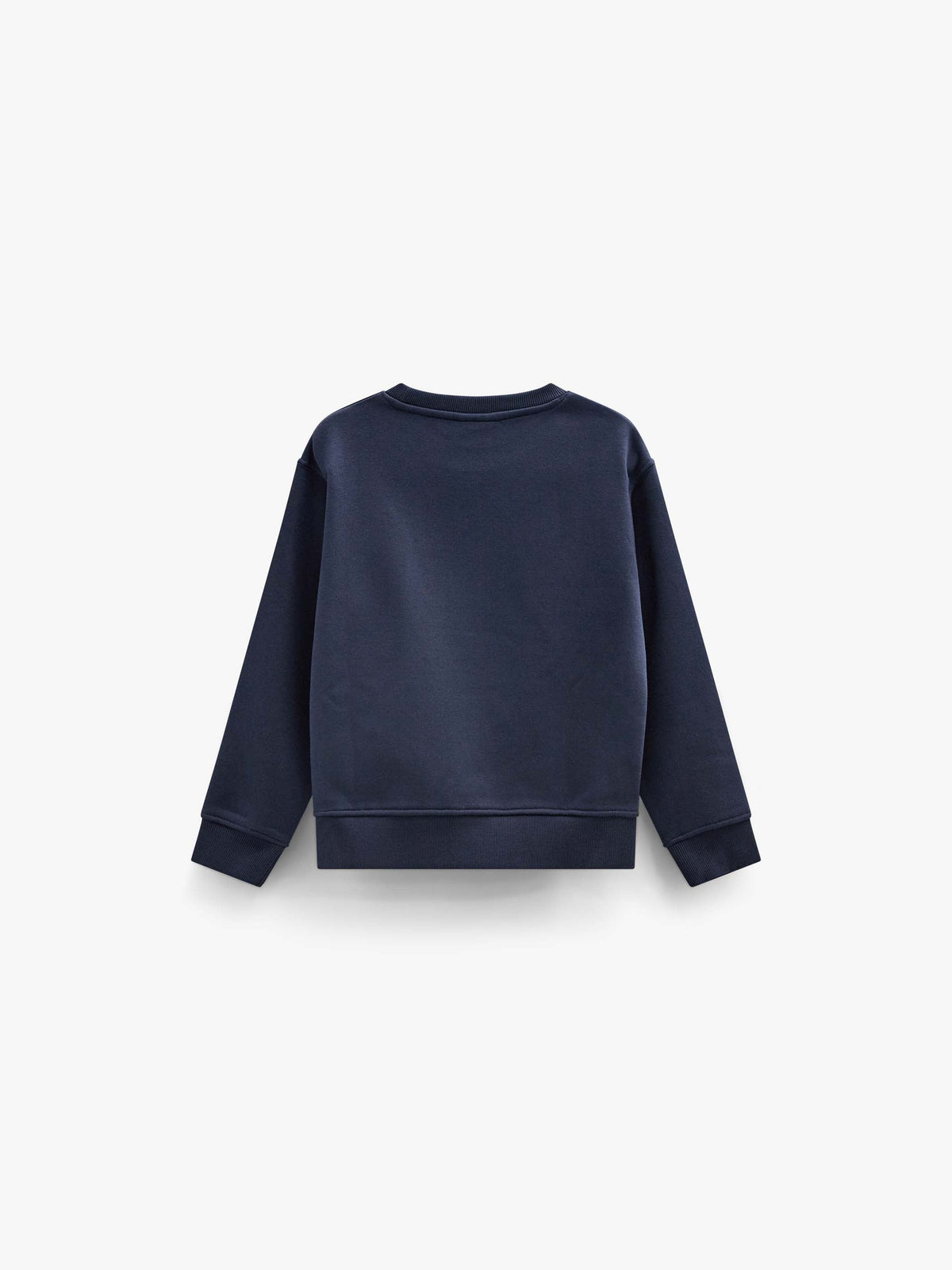 Rundhalset sweatshirt med smiley broderi Tween - Navy | 101574 Andrew