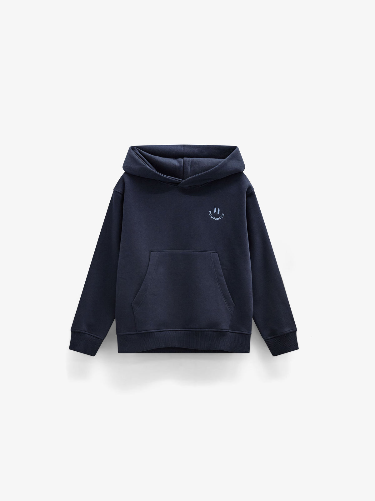 Hoodie med smiley broderi Kids - Navy | 101579 Andrew