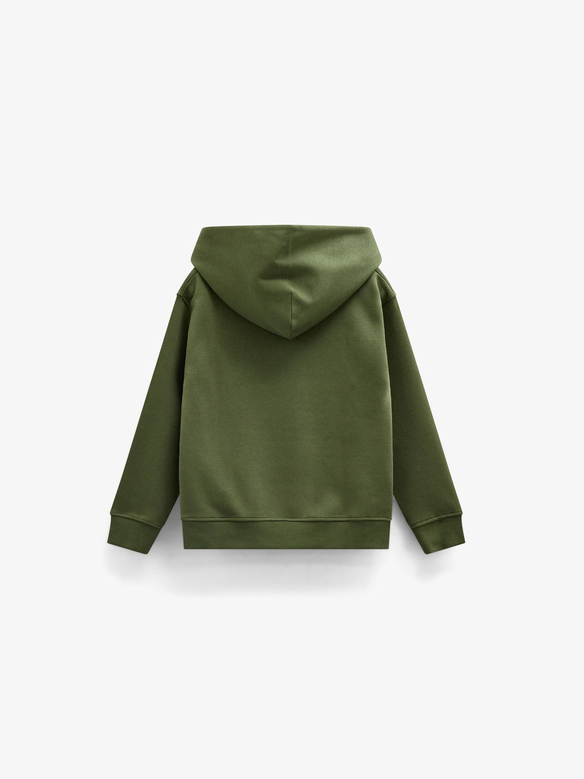 Hoodie med smiley broderi Kids - Moss Green | 101581 Andrew