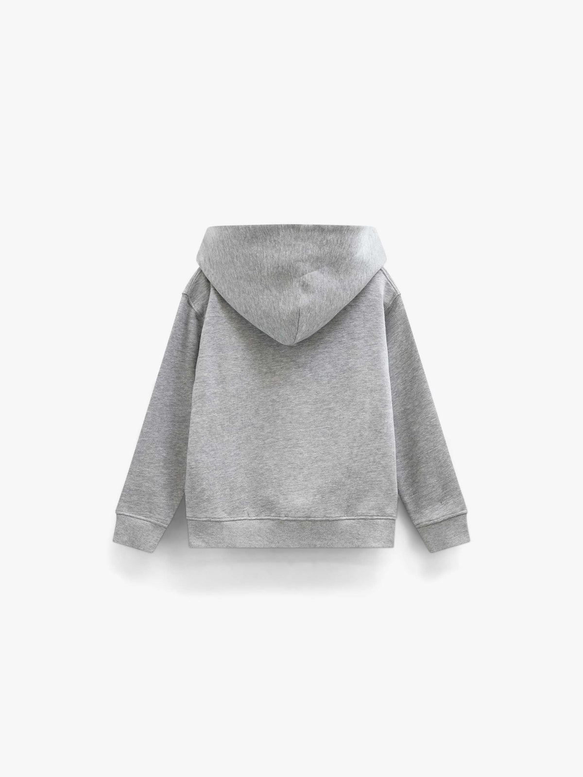 Hoodie med smiley broderi Tween - Grey Melange | 101584 Andrew