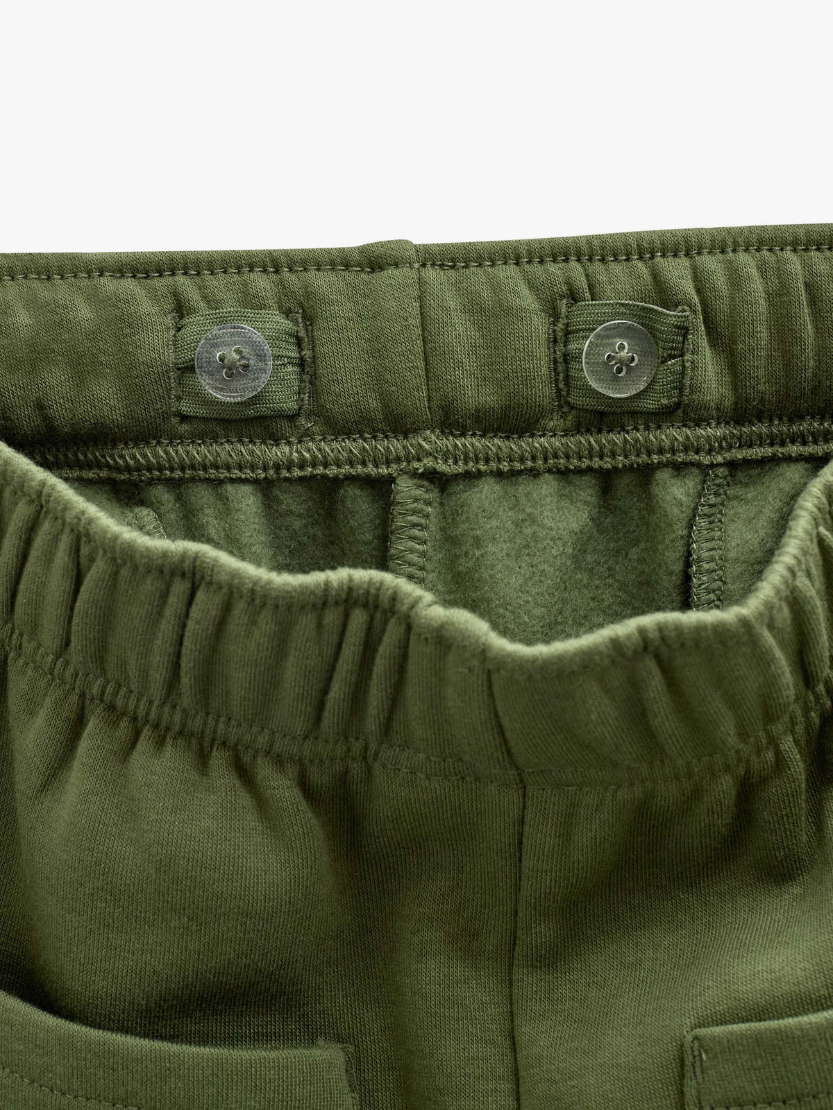 Joggingbukser med smiley broderi Tween - Moss Green | 101588 Andrew