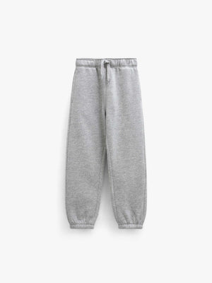 Joggingbukser med smiley broderi Tween - Grey Melange | 101590 Andrew