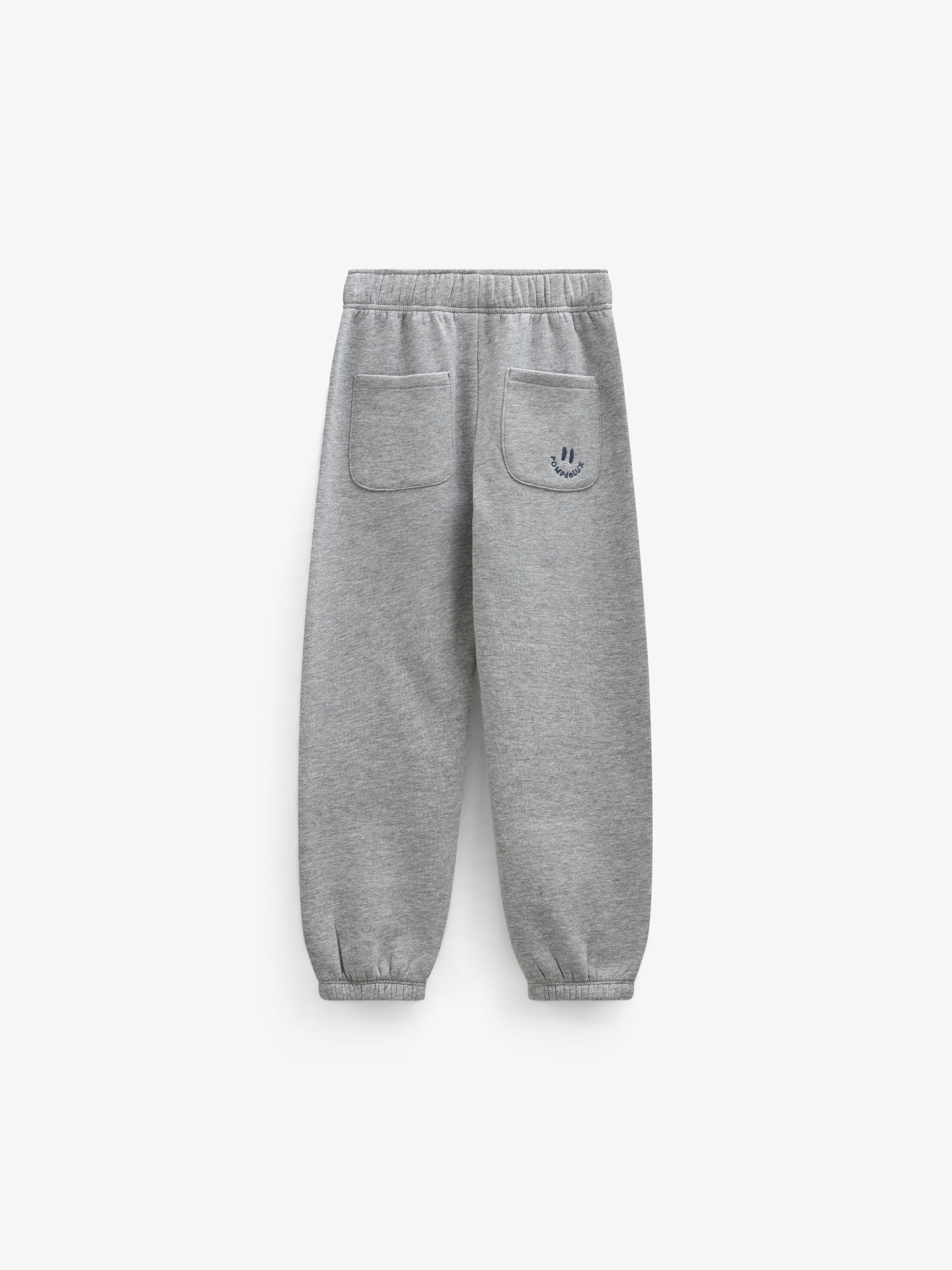 Joggingbukser med smiley broderi Tween - Grey Melange | 101590 Andrew