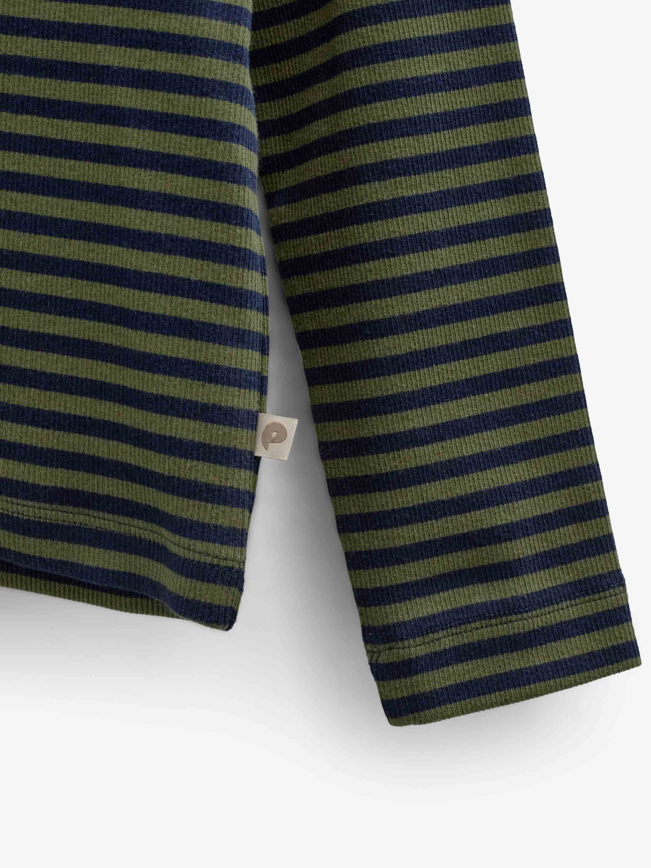 Ribbede bukser Kids - Moss Green/Navy Stripe | 101605 Conrad