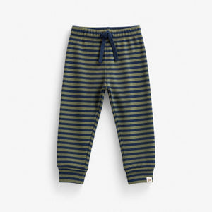 Ribbede bukser Kids - Moss Green/Navy Stripe | 101605 Conrad