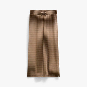 Stribede ribbukser med vide ben Tween - Brown/Light Brown | 101606 Gloria