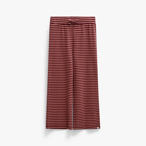Stribede ribbukser med vide ben Tween - Dusty Rose/Bordeaux | 101607 Gloria