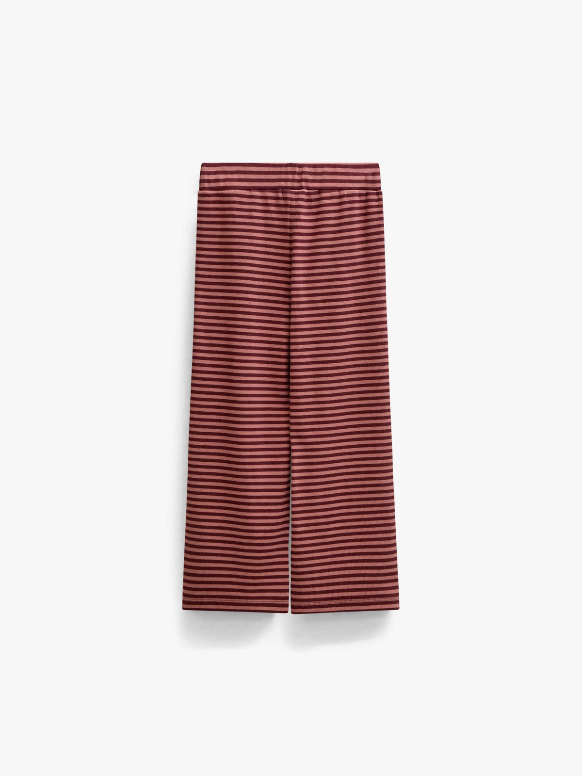 Stribede ribbukser med vide ben Tween - Dusty Rose/Bordeaux | 101607 Gloria