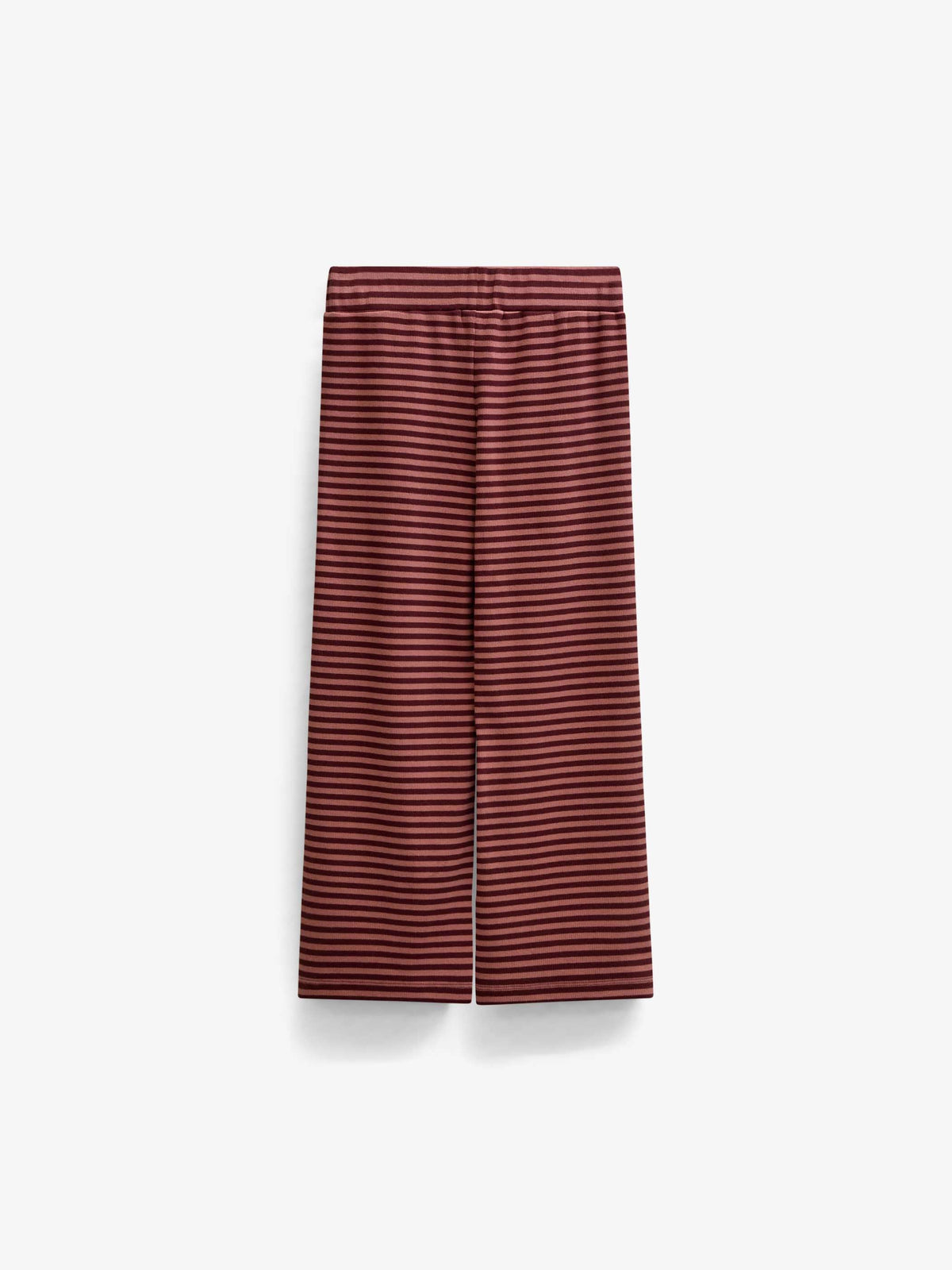 Stribede ribbukser med vide ben Tween - Dusty Rose/Bordeaux | 101607 Gloria