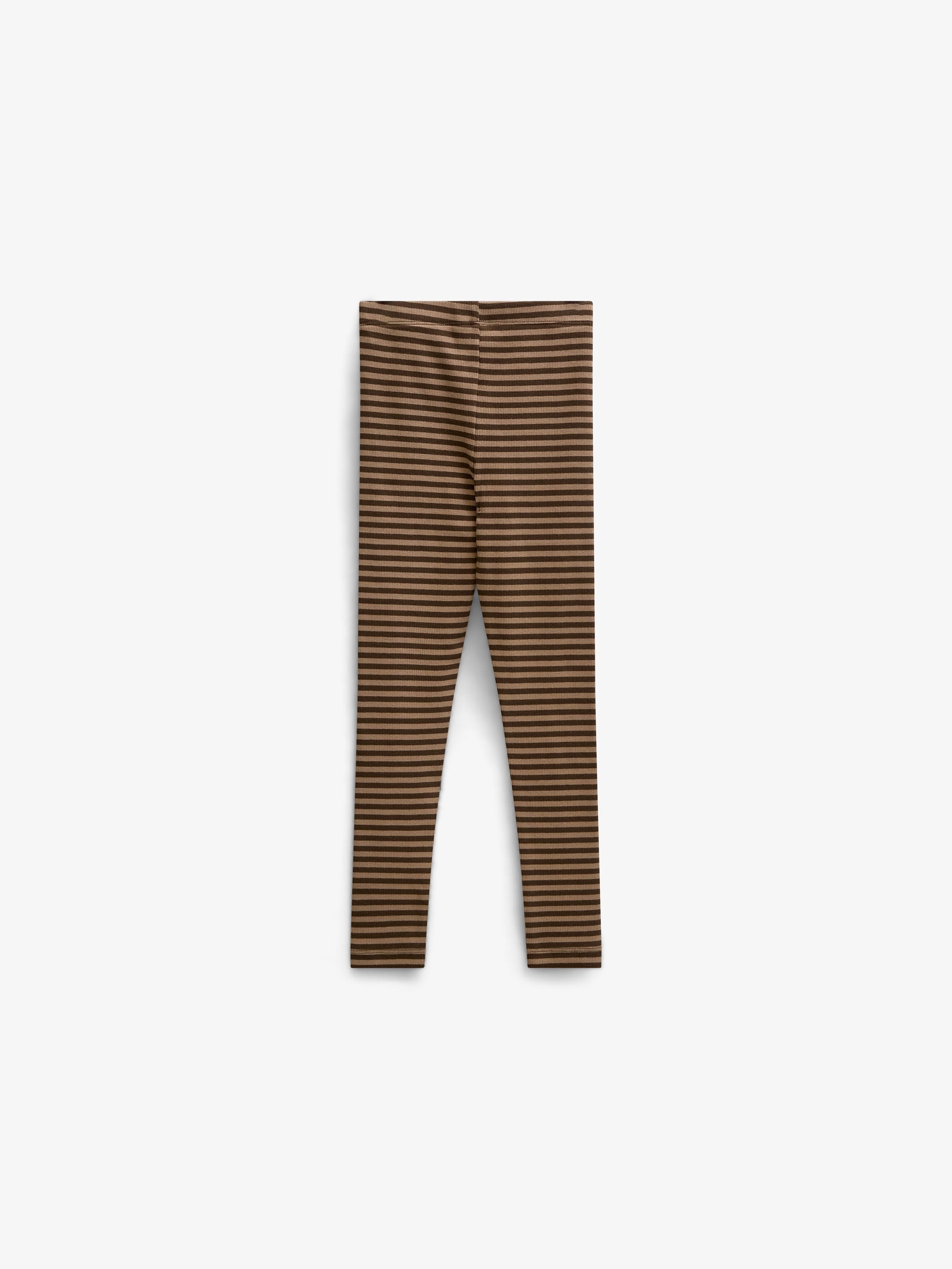 Stribede ribleggings Tween - Brown/Light Brown | 101611 Gloria