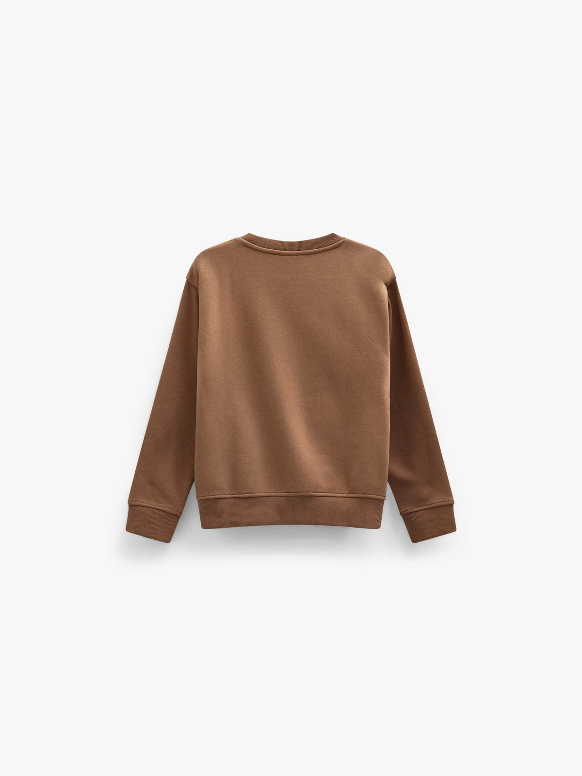 Rundhalset sweatshirt med frottébroderi Kids - Toffee | 101620 Joel