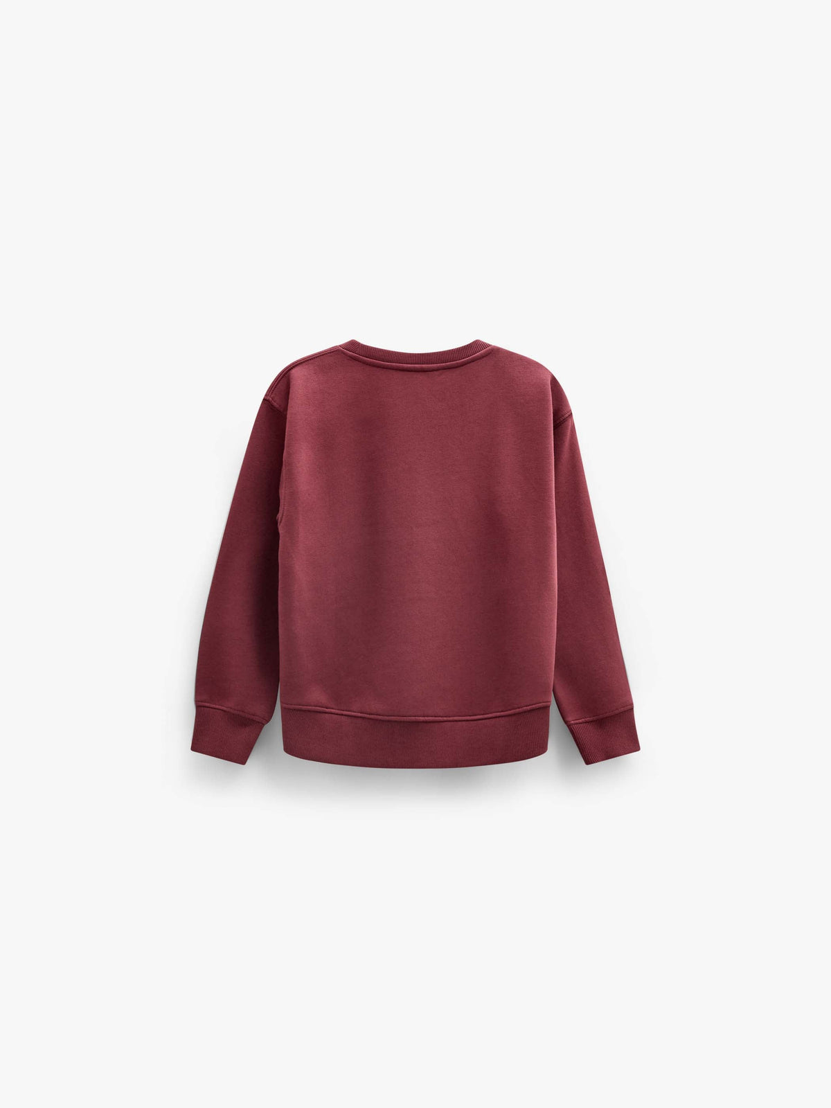 Sweatshirt med ribdetaljer Kids - Bordeaux | 101624 Zoe