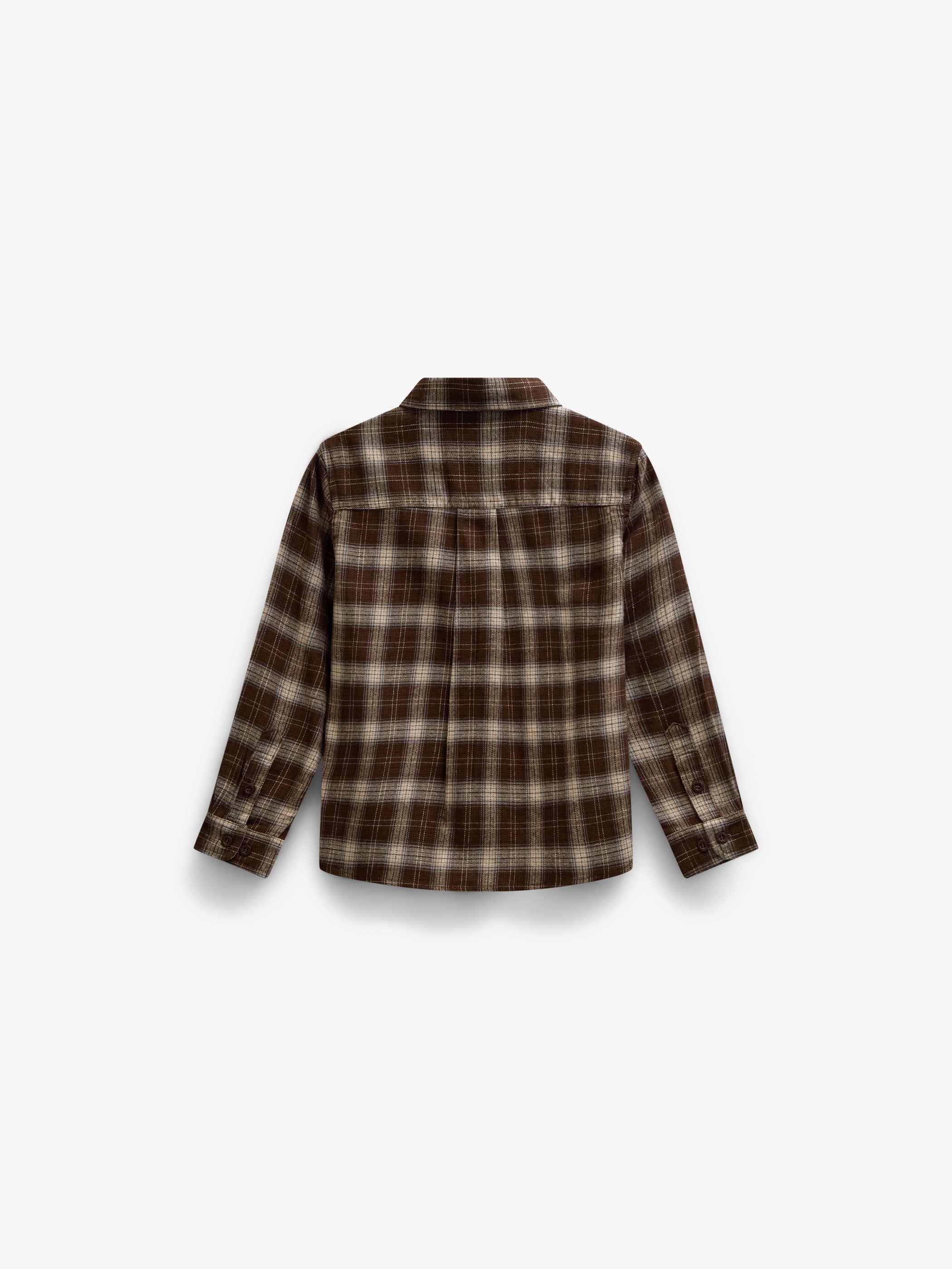 Ternet flannelskjorte Tween - Brown/Navy | 101652 Edwin