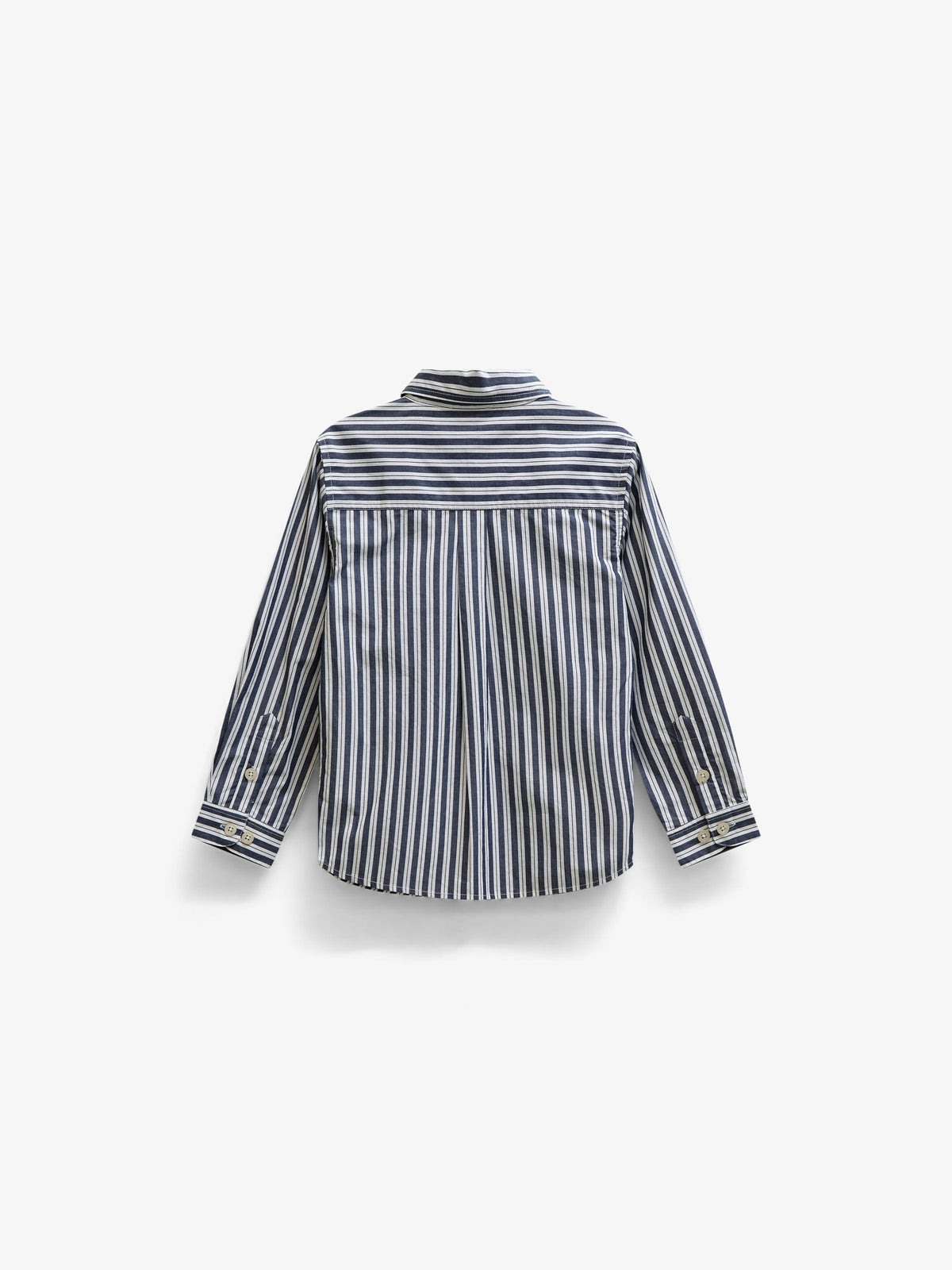 Stribet bomuldsskjorte Kids - Navy Stripe | 101653 Milo