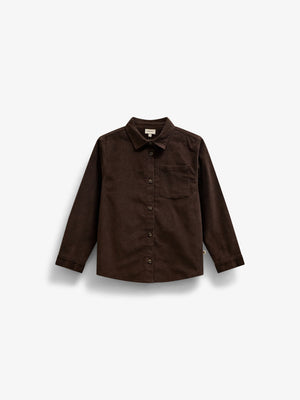 Fløjlsskjorte Tween - Dark Brown | 101656 Jonny
