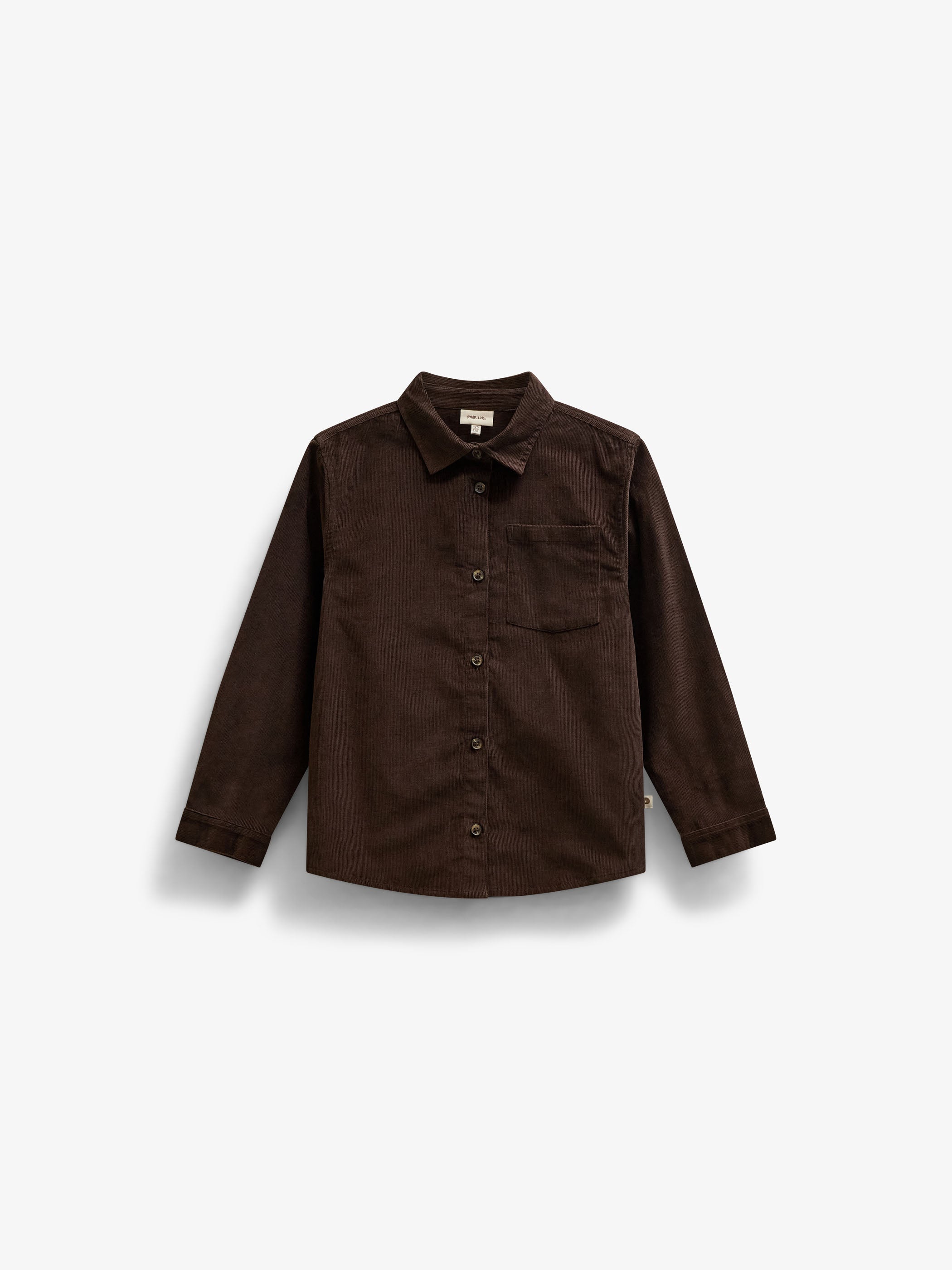 Fløjlsskjorte Tween - Dark Brown | 101656 Jonny