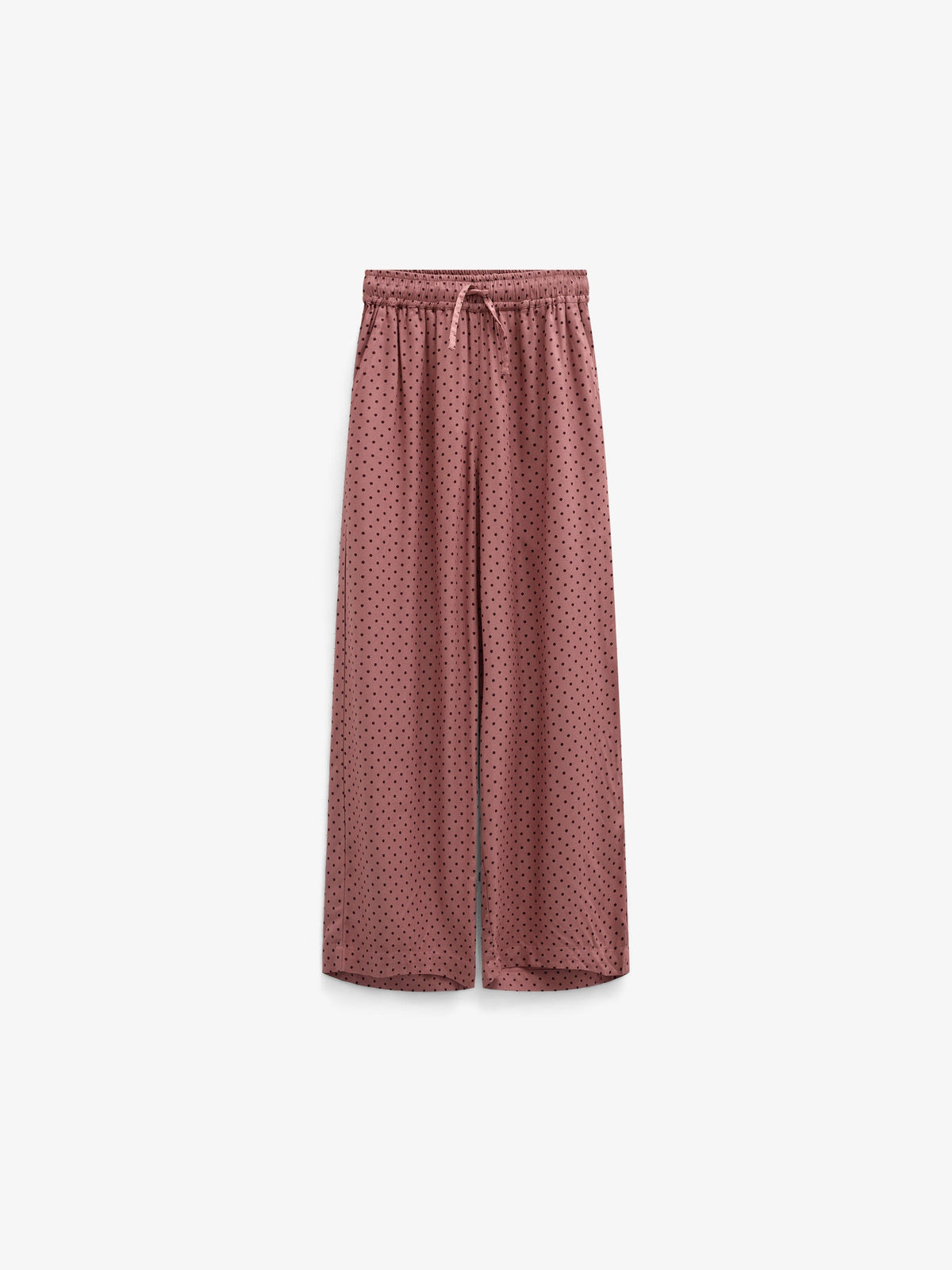 Prikkede bukser i viskose Tween - Dusty Rose/Bordeaux | 101659 Feline
