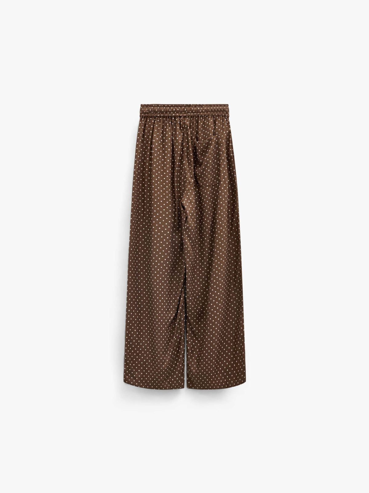 Prikkede bukser i viskose Tween - Brown/Offwhite | 101660 Feline