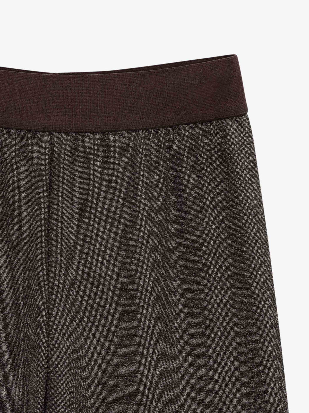 Bukser med lurex Tween - Dark Brown | 101668 Helen