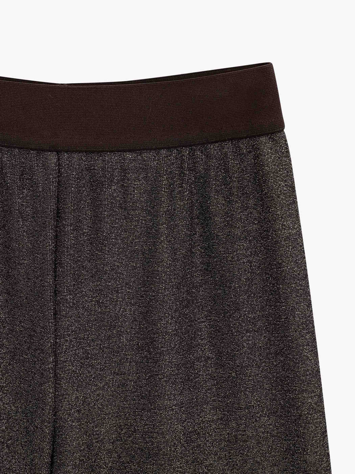 Bukser med lurex Tween - Dark Brown | 101668 Helen