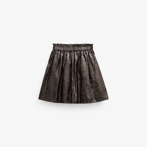 Nederdel med guld-finish Kids - Dark Brown | 101671 Sylvia