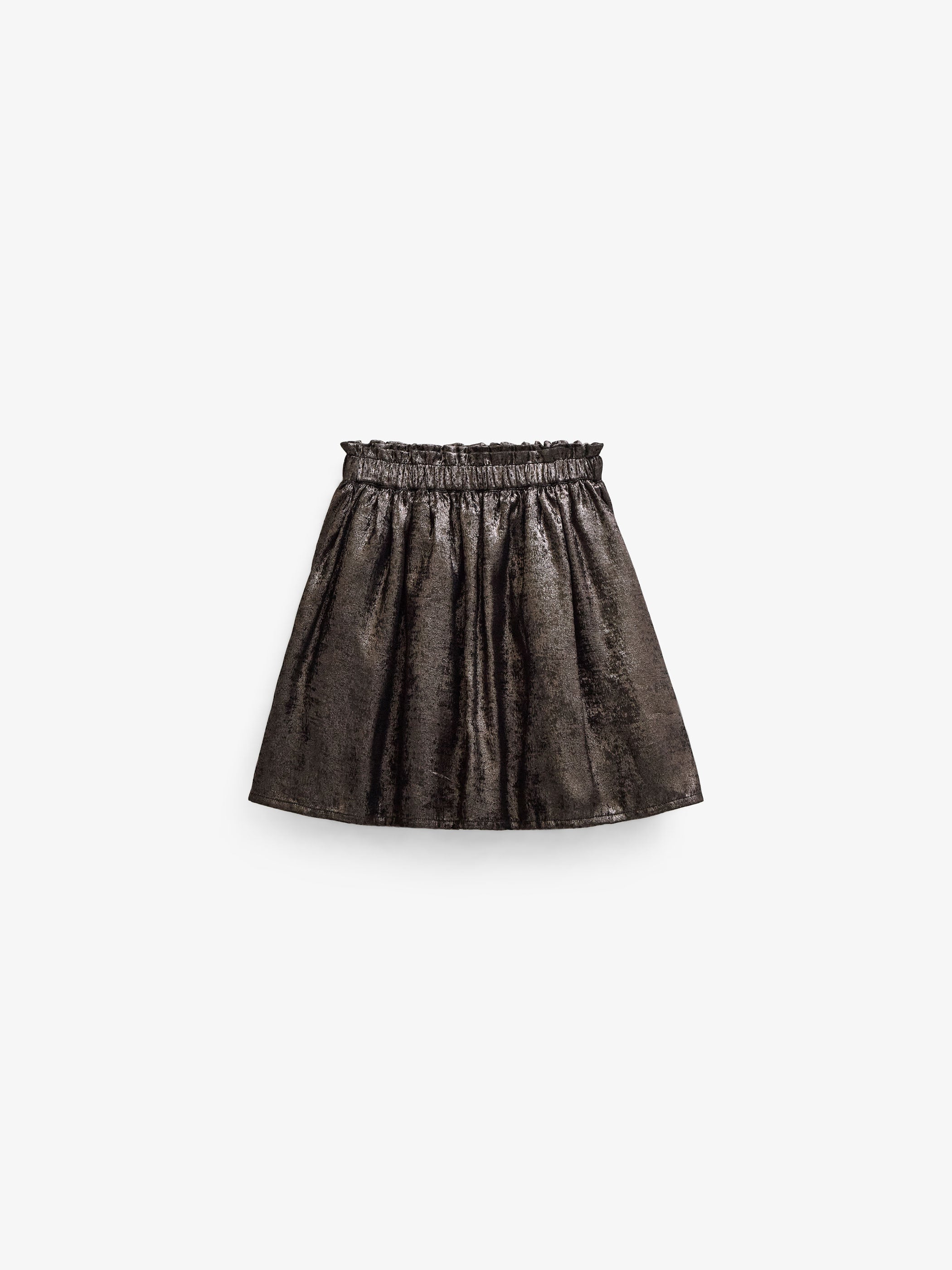 Nederdel med guld-finish Tween - Dark Brown | 101672 Sylvia