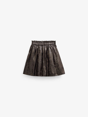 Nederdel med guld-finish Tween - Dark Brown | 101672 Sylvia
