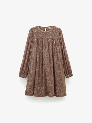 Pailletkjole Kids - Light Brown | 101675 Amber