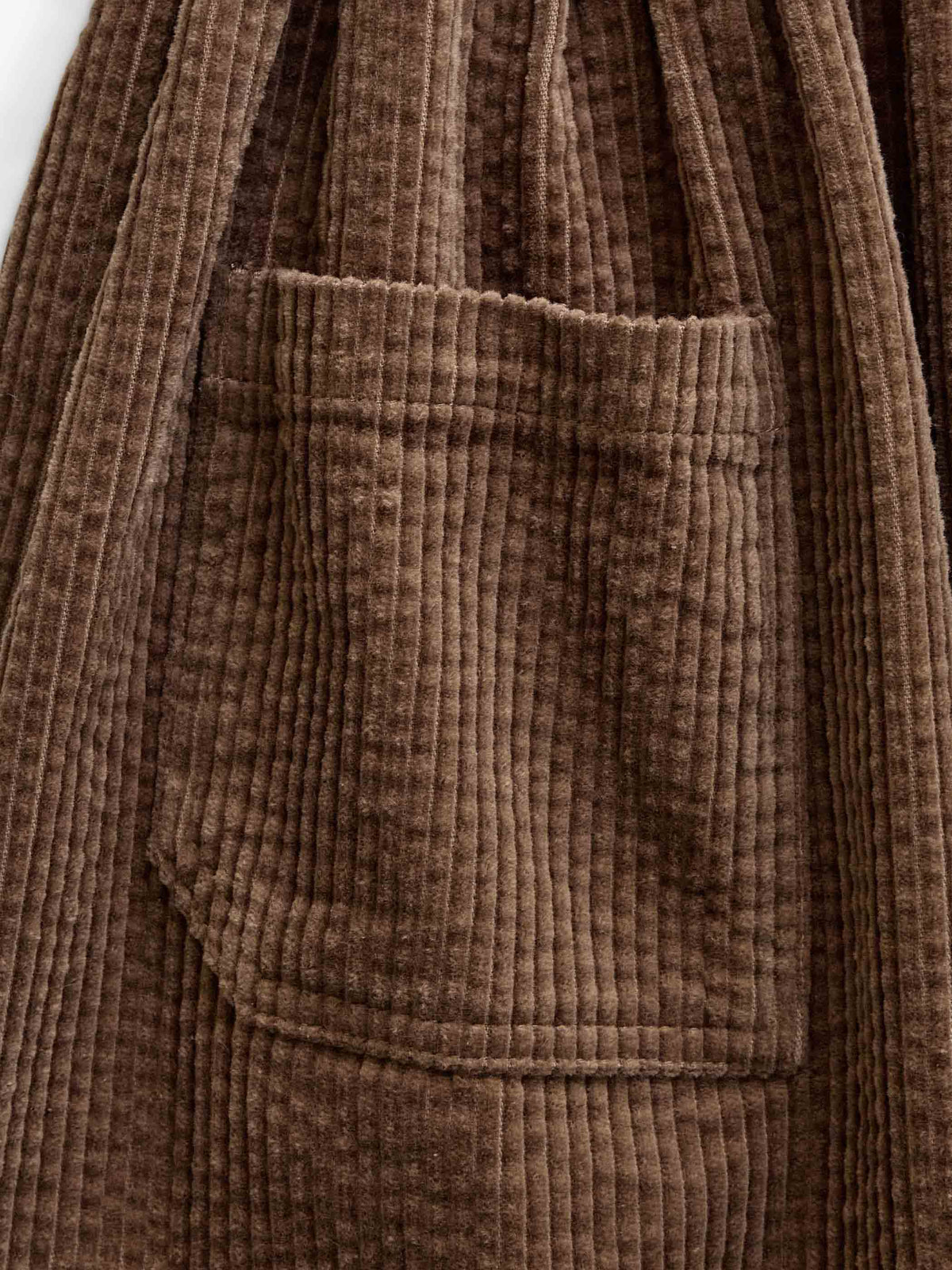 Fløjlsnederdel med påsatte lommer Kids - Brown | 101679 Greta