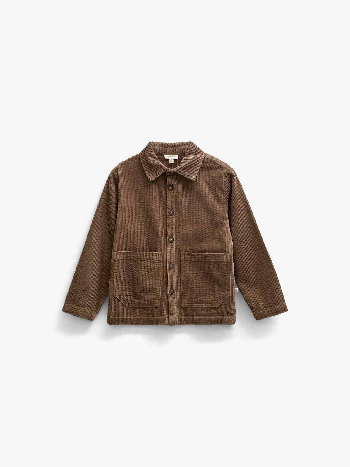 Fløjls-overshirt med store lommer Kids - Brown | 101681 Greta