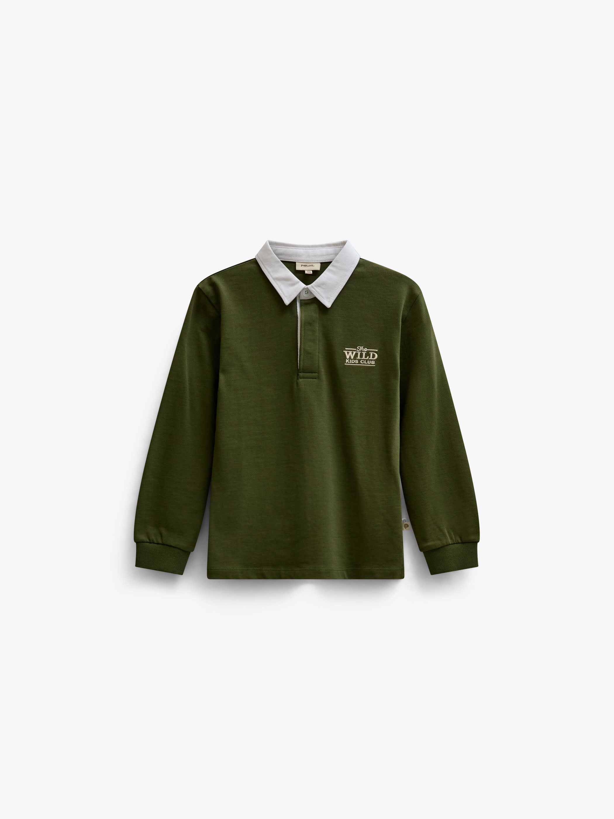 Langærmet jerseypolo Tween - Moss Green | 101692 Ruben