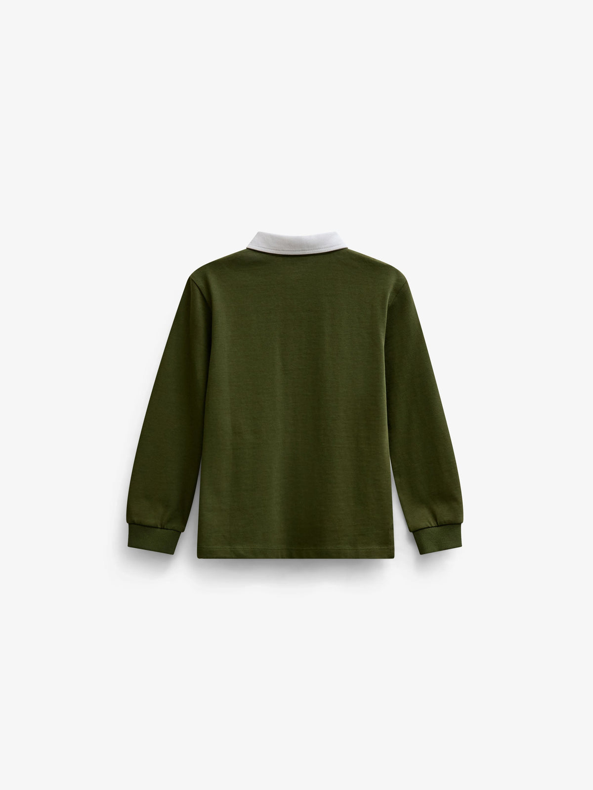 Langærmet jerseypolo Kids - Moss Green | 101691 Ruben