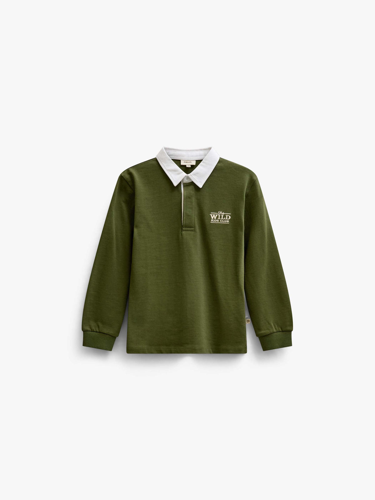 Langærmet jerseypolo Kids - Moss Green | 101691 Ruben