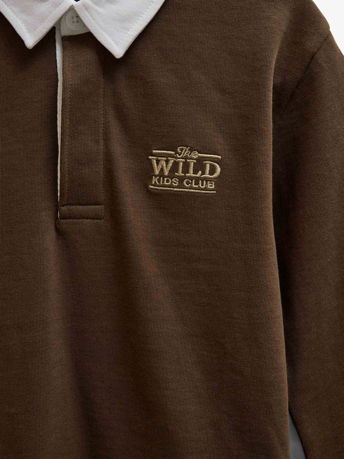 Langærmet jerseypolo Tween - Dark Brown | 101694 Ruben