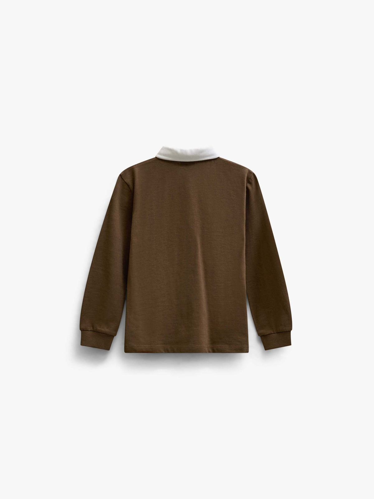 Langærmet jerseypolo Kids - Dark Brown | 101693 Ruben