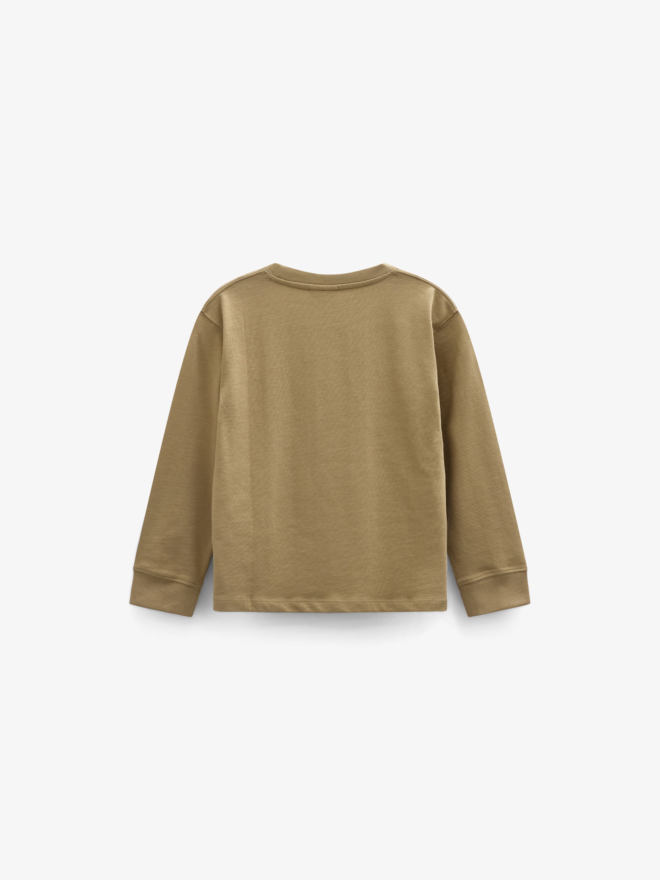 Langærmet T-shirt Kids - Khaki | 101703 Kobe